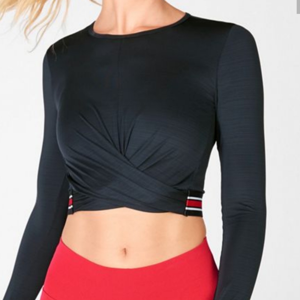 Eco-Conscious Front Twist Fabletics Top
